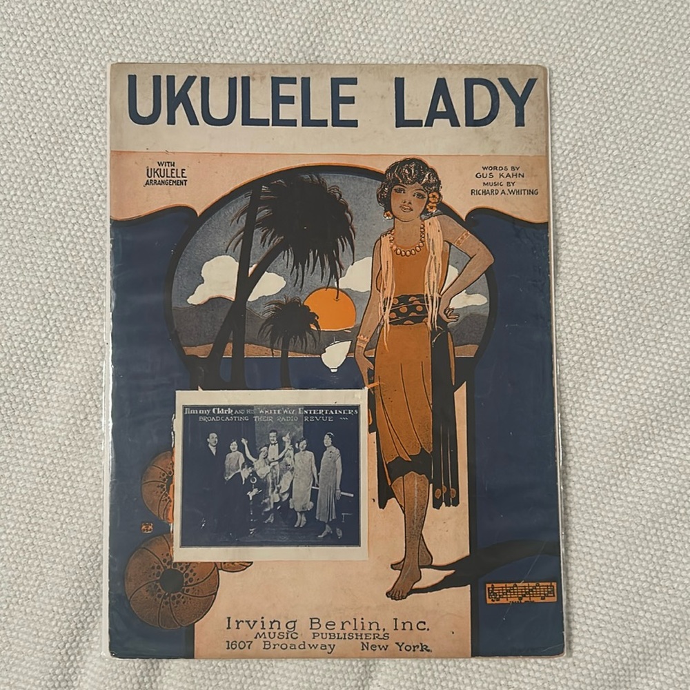 Vintage sheet music - Ukulele Lady